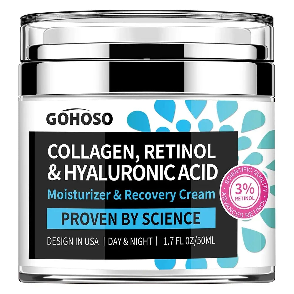 Retinol Collagen Face Cream – Fine Line & Deep Hydration Moisturizer