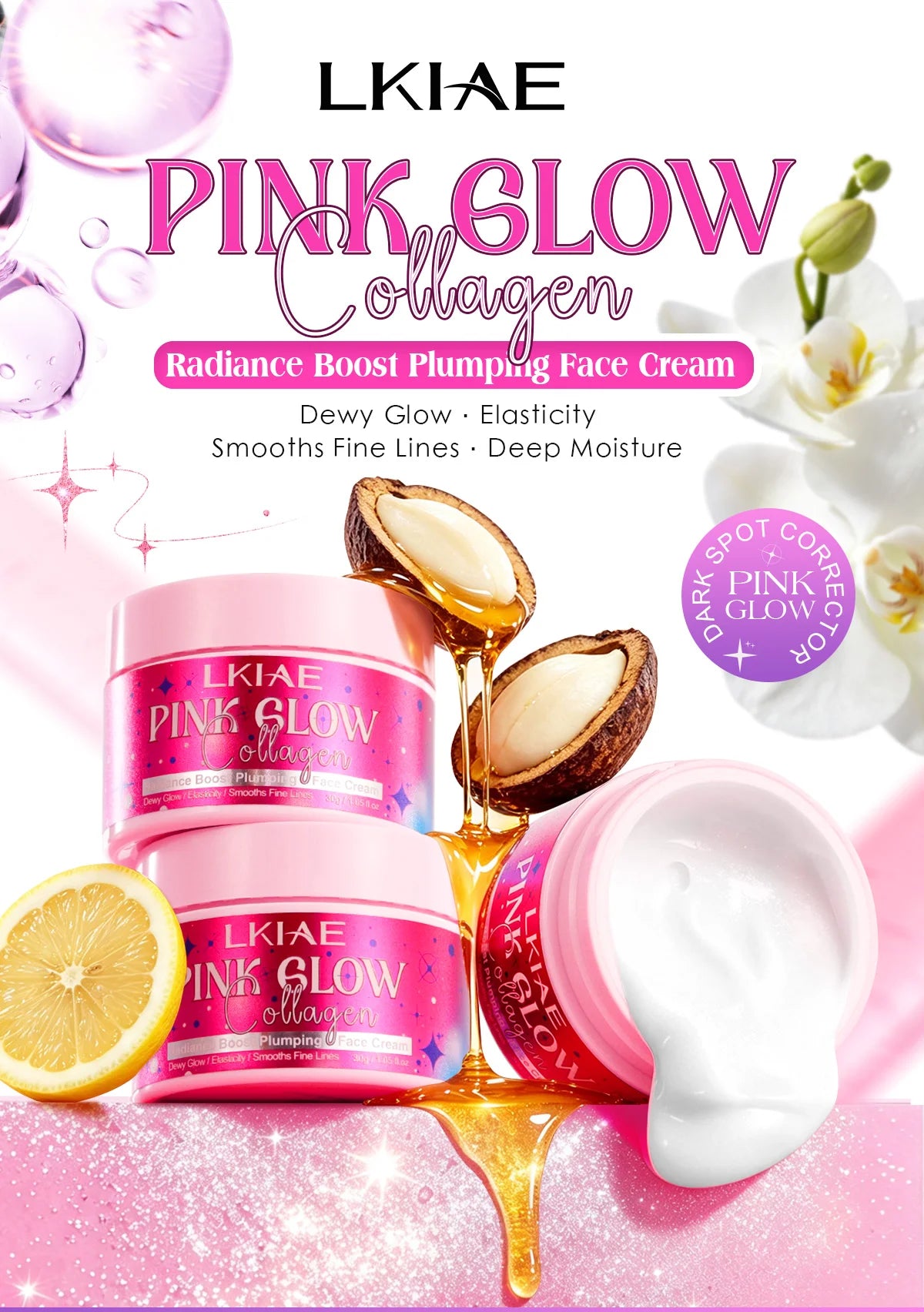 Pink Glow Skincare Set – Brightening & Hydrating Face Care Kit