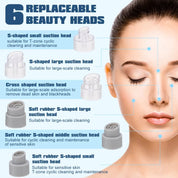 Blackhead Remover Pore Vacuum Face Cleaner Electric Pimple Acne Black Head Removal USB Rechargeable Water Cycle Black Dot Remove