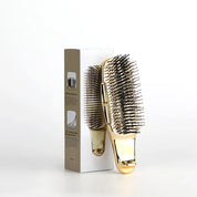 Japanese Premium Head Massager Scalp Brush Hair Massager Shampoo Brush Wet Plastic Detangling Brush Hair Cleaning Comb Rose Gold