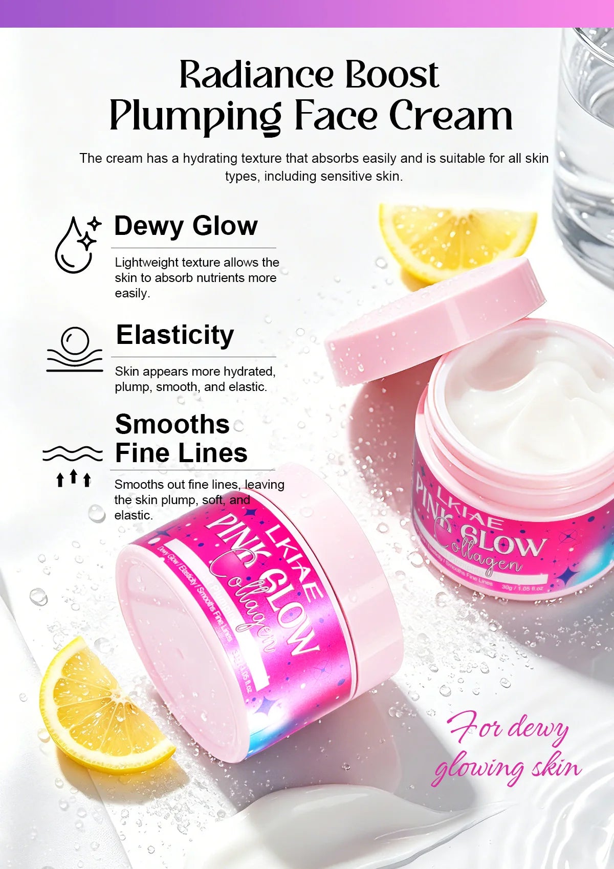 Pink Glow Skincare Set – Brightening & Hydrating Face Care Kit