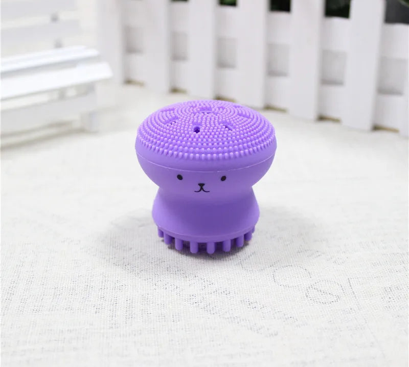 Silicone Face Cleansing Brush Facial Deep Pore Skin Care Scrub Cleanser Tool New Mini Beauty Soft Deep Cleaning Exfoliator Tool