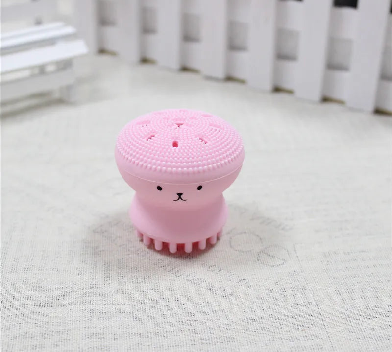 Silicone Face Cleansing Brush Facial Deep Pore Skin Care Scrub Cleanser Tool New Mini Beauty Soft Deep Cleaning Exfoliator Tool