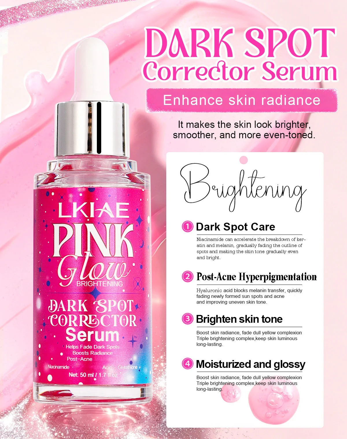 Pink Glow Skincare Set – Brightening & Hydrating Face Care Kit