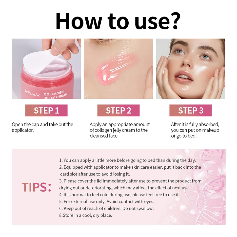 Collagen Jelly Face Cream – Deep Hydration & Firming Moisturizer