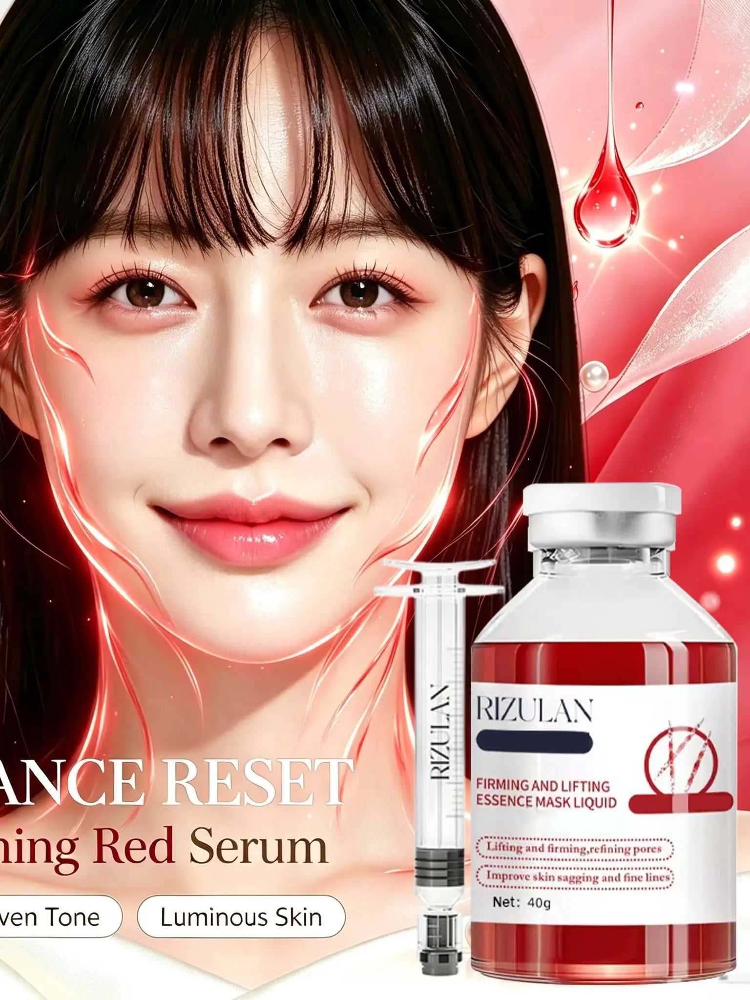 Deep Collagen Lifting Face Mask Spider Silk Anti-Aging Moisturize Sleeping Mask Hydrating Firming V-line Face Shaping Skin Care