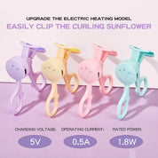 GECOMO Frameless Heated Eyelash Curler Intelligent Temperature Control Rechargeable Eyelash Long-lasting Curling Device