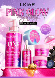 Pink Glow Skincare Set – Brightening & Hydrating Face Care Kit