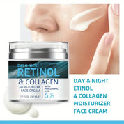 Retinol Collagen Face Cream – Fine Line & Deep Hydration Moisturizer