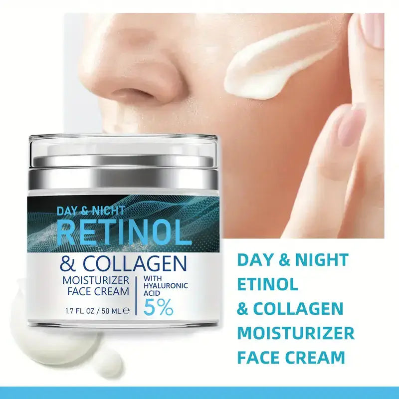 Retinol Collagen Face Cream – Fine Line & Deep Hydration Moisturizer