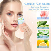 1/3PCS Ice Face Roller Stainless Steel Gua Sha Board Set Facial Massager Face Massage Roller Face Lifting Beauty Skin Care Tools