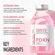 Stem Cell Serum PDRN Ampoule Collagen Moisturizing Anti-Aging Essence Reduce Fine Lines Wrinkle Tighten Brighten Face Skin 1PCS