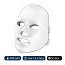 Rechargeable Facial LED Mask 7 Colors LED Photon Beauty Mask Skin Rejuvenation Home Face Lifting Whitening Skin Care Beauty Mask
