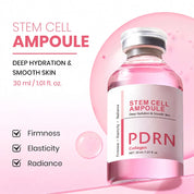 Stem Cell Serum PDRN Ampoule Collagen Moisturizing Anti-Aging Essence Reduce Fine Lines Wrinkle Tighten Brighten Face Skin 1PCS