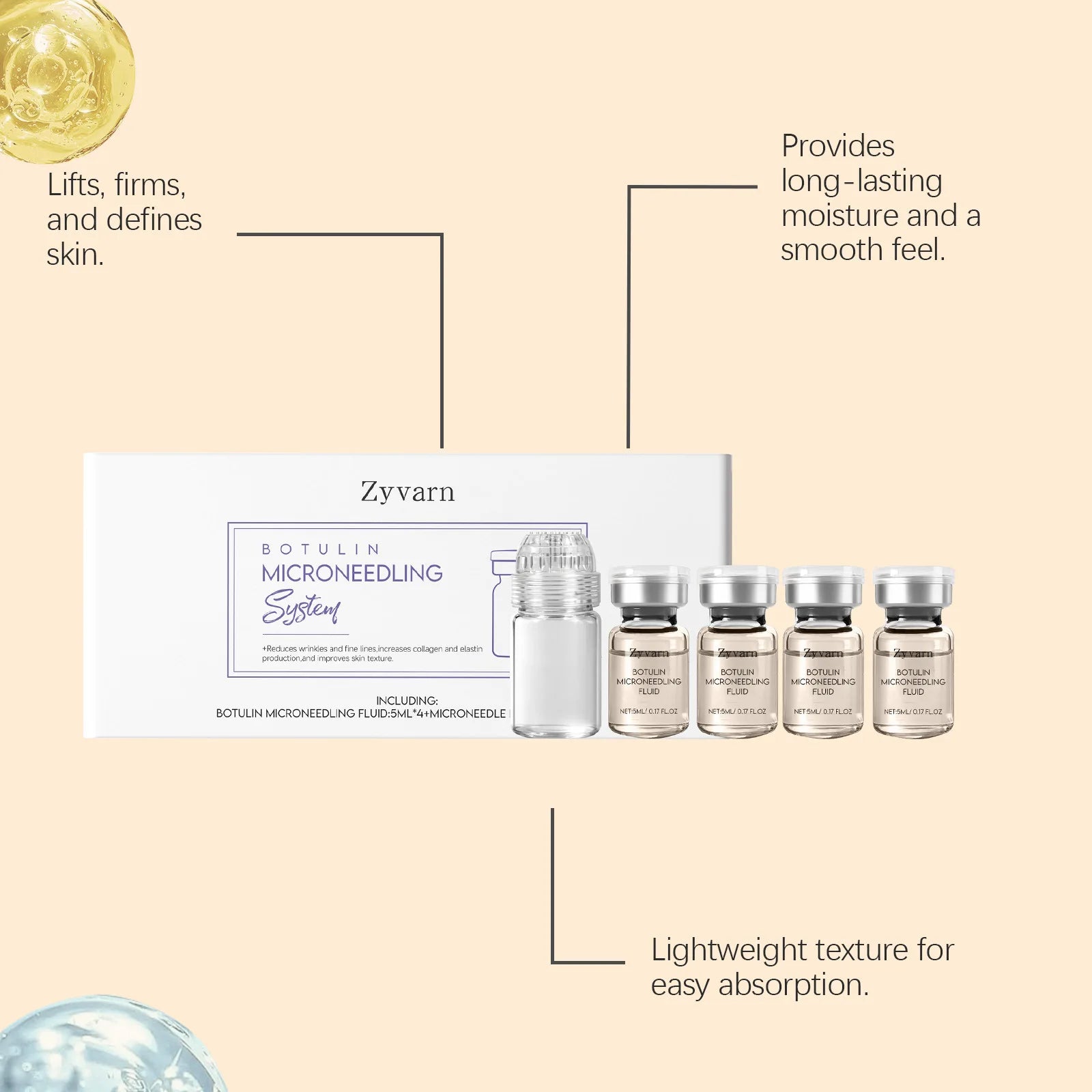 Microcrystalline Anti-Aging Essence Kit – 0.2mm Microneedle Skincare Set