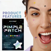 840 Patches / Pack 7 Color Star Shape Hydrocolloid Acne Pimple Patch For Covering Zits and Blemishes Invisibly Spot Sticker