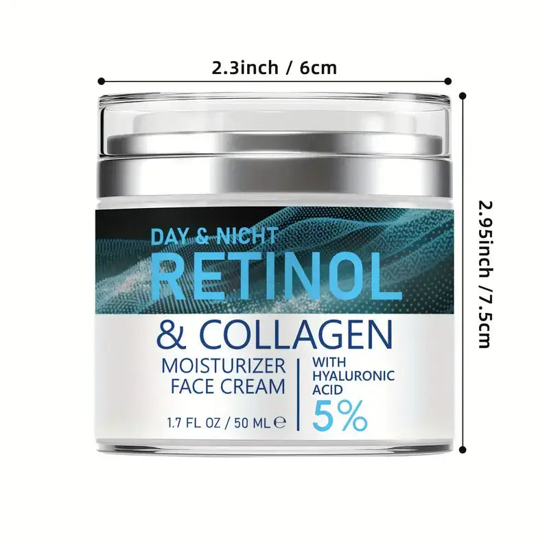 Retinol Collagen Face Cream – Fine Line & Deep Hydration Moisturizer