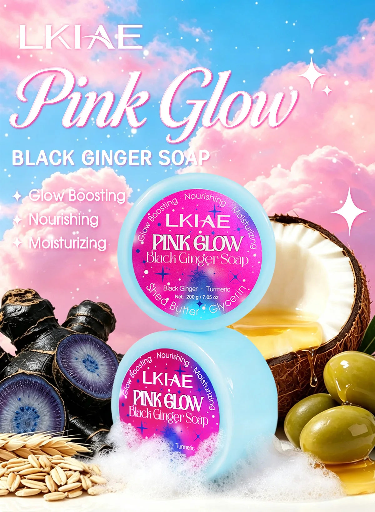 Pink Glow Skincare Set – Brightening & Hydrating Face Care Kit